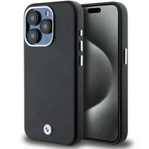 BMW Signature Wrapped Metal MagSafe case for iPhone 15 Pro - blackeng