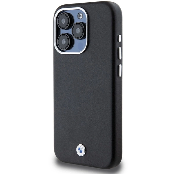 BMW Signature Wrapped Metal MagSafe case for iPhone 15 Pro - blackeng