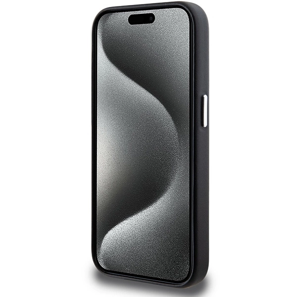 BMW Signature Wrapped Metal MagSafe case for iPhone 15 Pro - blackeng