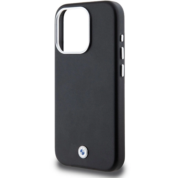 BMW Signature Wrapped Metal MagSafe case for iPhone 15 Pro - blackeng
