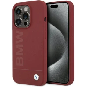 BMW Silicone Big Logo MagSafe case for iPhone 15 Pro - redeng