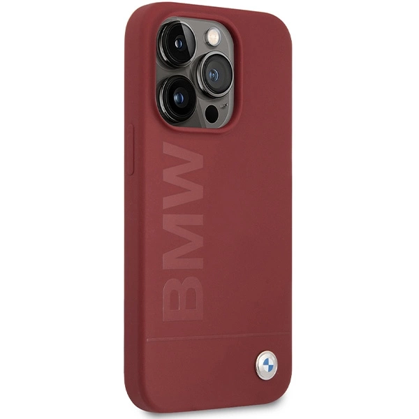 BMW Silicone Big Logo MagSafe case for iPhone 15 Pro - redeng