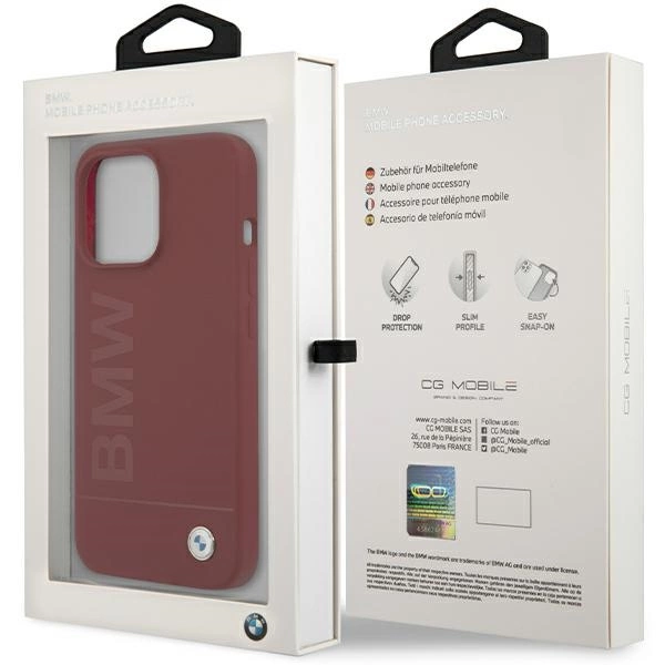 BMW Silicone Big Logo MagSafe case for iPhone 15 Pro - redeng