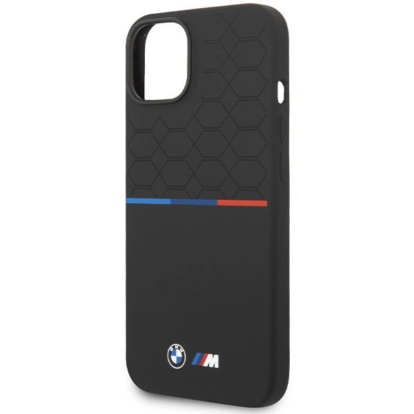 BMW M Silicone Pattern MagSafe Case for iPhone 15/14/13 - Blackeng