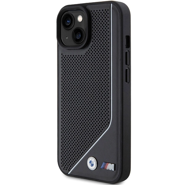 BMW Perforated Twisted Line MagSafe Case for iPhone 15/14/13 - Blackeng