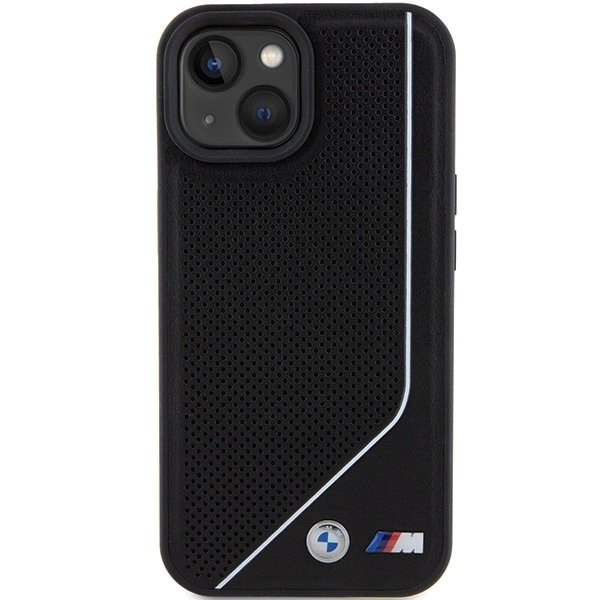 BMW Perforated Twisted Line MagSafe Case for iPhone 15/14/13 - Blackeng