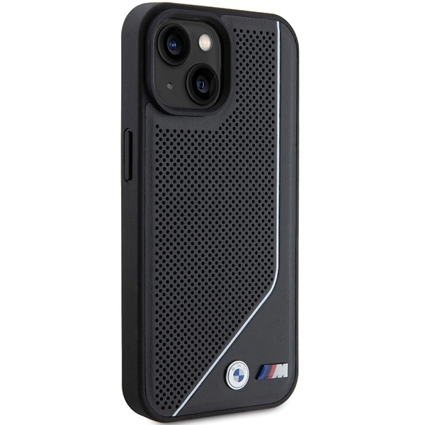 BMW Perforated Twisted Line MagSafe Case for iPhone 15/14/13 - Blackeng