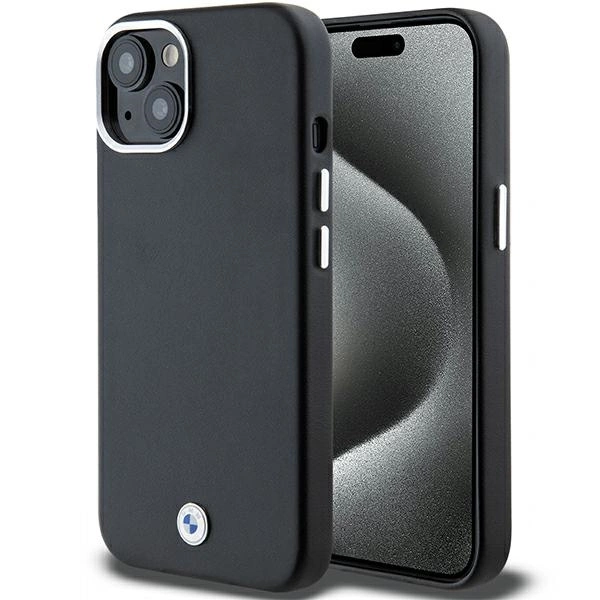 BMW Signature Wrapped Metal MagSafe Case for iPhone 15/14/13 - Blackeng