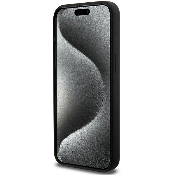 BMW M Silicone Pattern MagSafe case for iPhone 15 Pro Max - blackeng