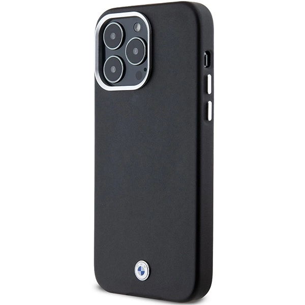 BMW Signature Wrapped Metal MagSafe case for iPhone 15 Pro Max - blackeng
