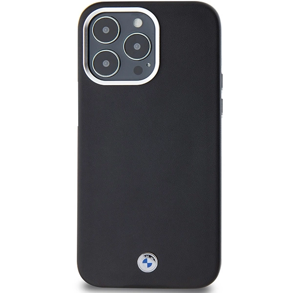 BMW Signature Wrapped Metal MagSafe case for iPhone 15 Pro Max - blackeng