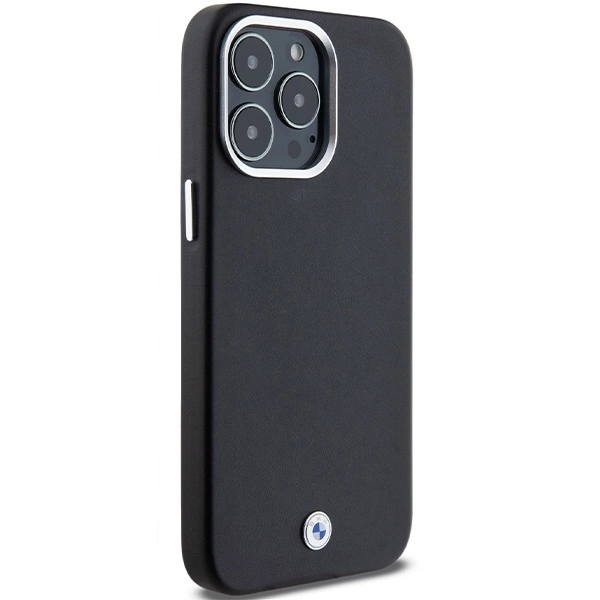 BMW Signature Wrapped Metal MagSafe case for iPhone 15 Pro Max - blackeng