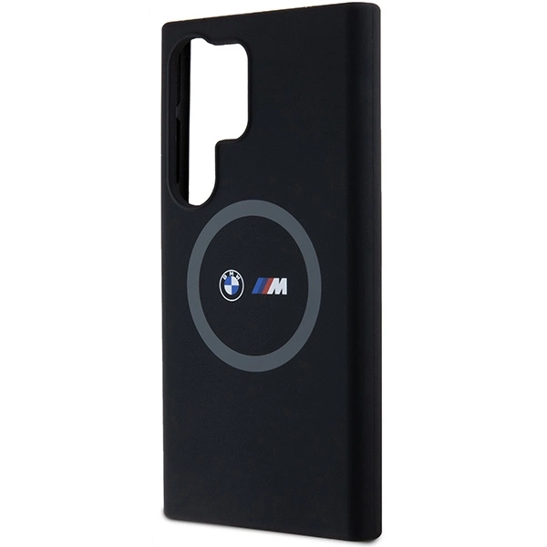 BMW M Silicone Printed Ring MagSafe case for Samsung Galaxy S24 Ultra - blackeng