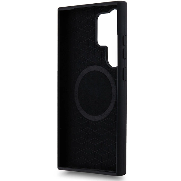 BMW M Silicone Printed Ring MagSafe case for Samsung Galaxy S24 Ultra - blackeng