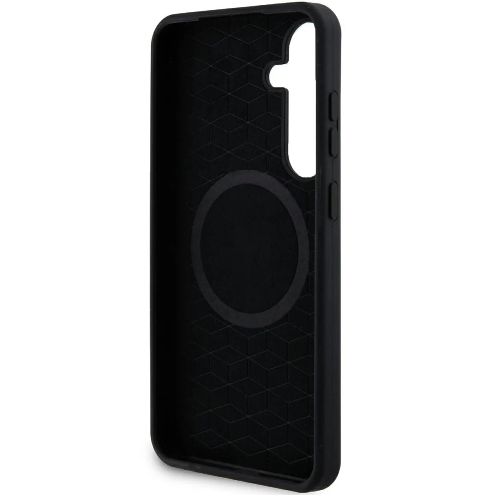 BMW M Silicone Printed Ring MagSafe case for Samsung Galaxy S24+ - blackeng