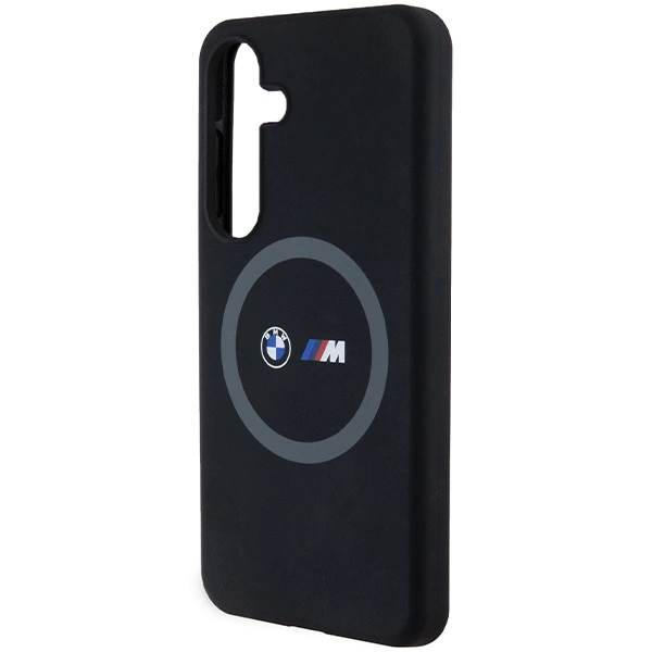 BMW M Silicone Printed Ring MagSafe case for Samsung Galaxy S24 - blackeng