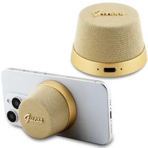 Guess Magnetic Script Metal Bluetooth speaker - goldeng