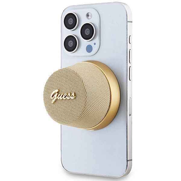 Guess Magnetic Script Metal Bluetooth speaker - goldeng