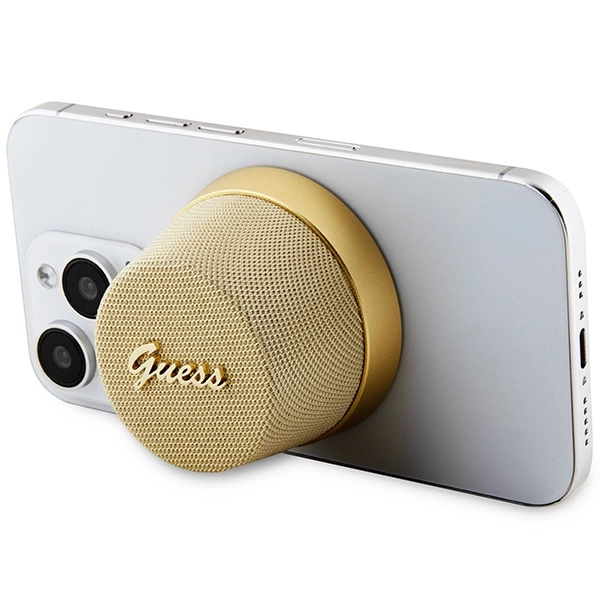 Guess Magnetic Script Metal Bluetooth speaker - goldeng