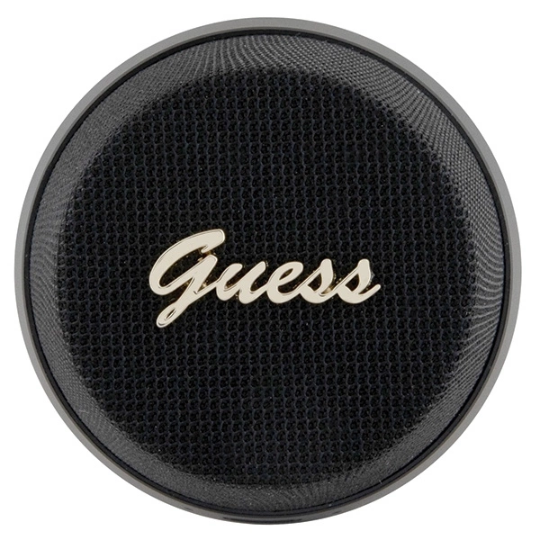 Guess Magnetic Script Metal Bluetooth speaker - blackeng