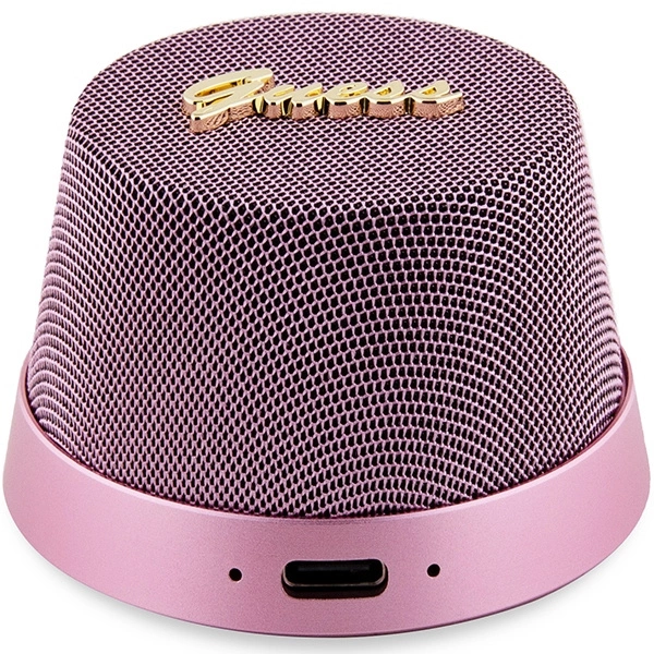 Guess Magnetic Script Metal Bluetooth speaker - pinkeng