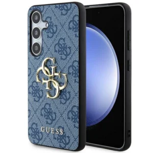 Guess 4G Big Metal Logo case for Samsung Galaxy S24+ - blueeng