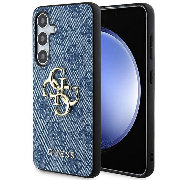 Guess 4G Big Metal Logo case for Samsung Galaxy S24+ - blueeng