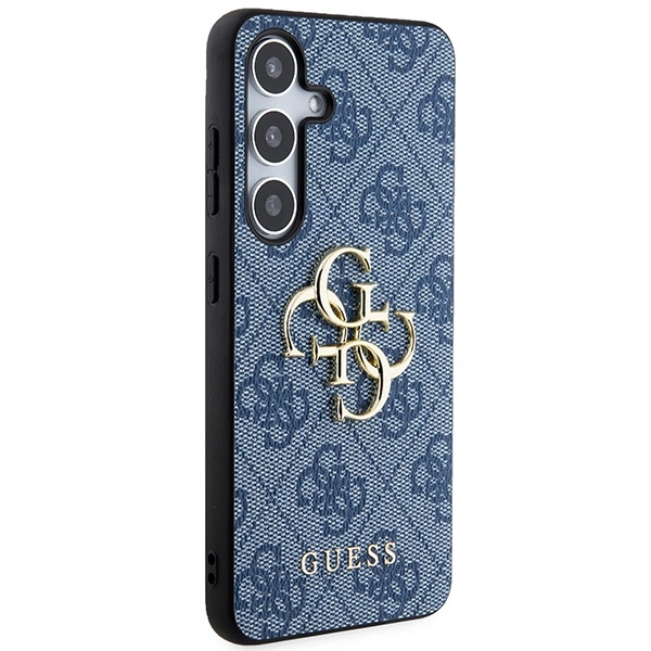 Guess 4G Big Metal Logo case for Samsung Galaxy S24+ - blueeng