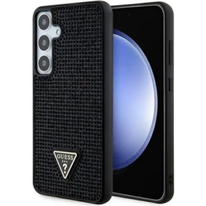 Guess Rhinestone Triangle case for Samsung Galaxy S24+ - blackeng
