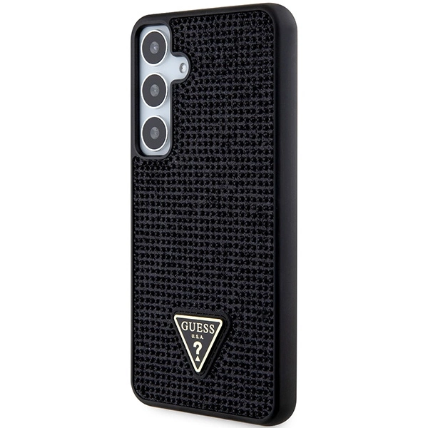 Guess Rhinestone Triangle case for Samsung Galaxy S24+ - blackeng