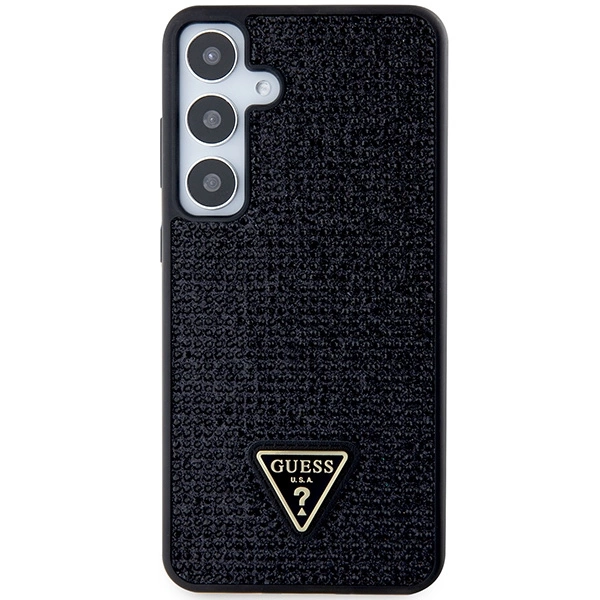 Guess Rhinestone Triangle case for Samsung Galaxy S24+ - blackeng