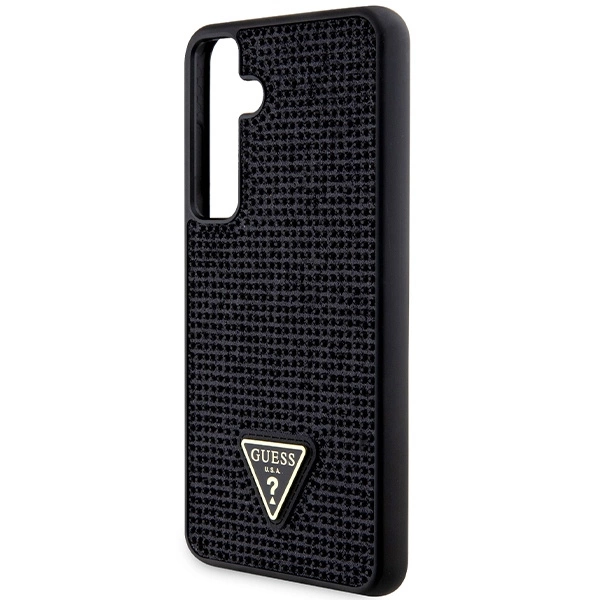 Guess Rhinestone Triangle case for Samsung Galaxy S24+ - blackeng