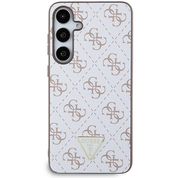 Guess 4G Triangle case for Samsung Galaxy S24+ - whiteeng