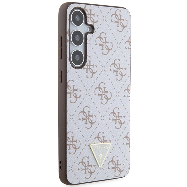 Guess 4G Triangle case for Samsung Galaxy S24+ - whiteeng