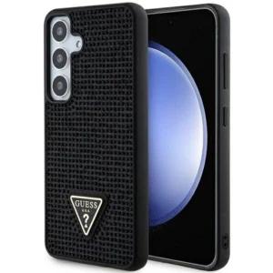 Guess Rhinestone Triangle case for Samsung Galaxy S24 - blackeng