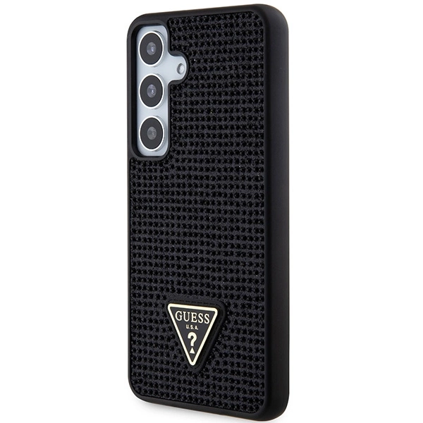 Guess Rhinestone Triangle case for Samsung Galaxy S24 - blackeng