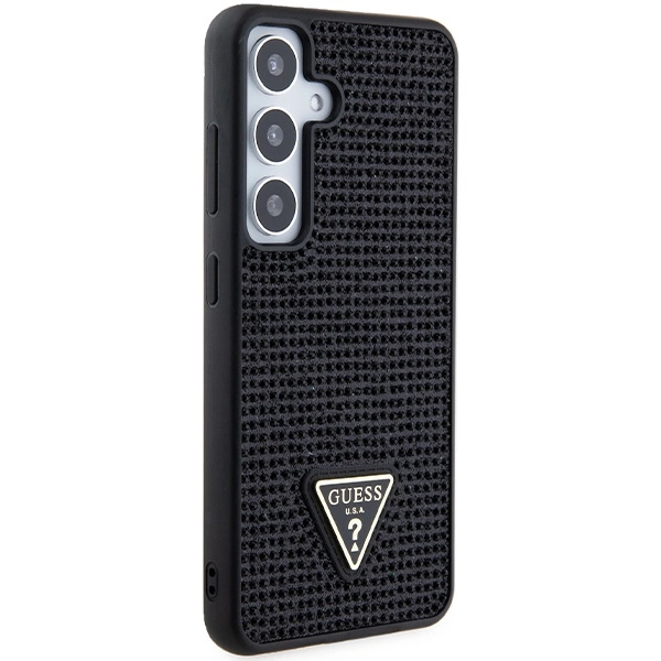 Guess Rhinestone Triangle case for Samsung Galaxy S24 - blackeng