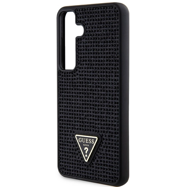 Guess Rhinestone Triangle case for Samsung Galaxy S24 - blackeng