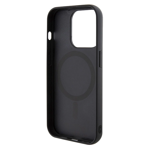 Guess GCube Stripes MagSafe case for iPhone 15 Pro Max - blackeng