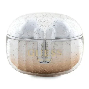 Guess Glitter Gradient TWS Bluetooth headphones with docking station - goldeng