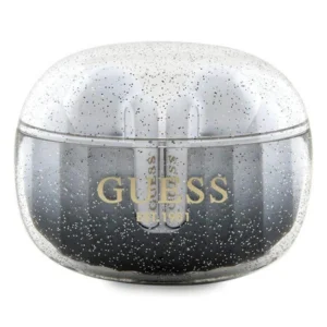 Guess Glitter Gradient TWS Bluetooth headphones with docking station - blackeng