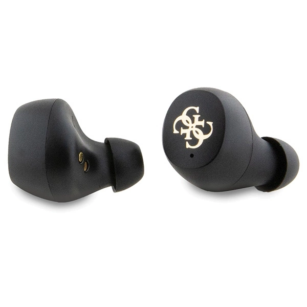 TWS Guess 4G Metal Bluetooth headphones with ENC docking station - browneng