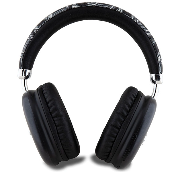 Guess GCube Metallic Script Logo Headphones - Blackeng