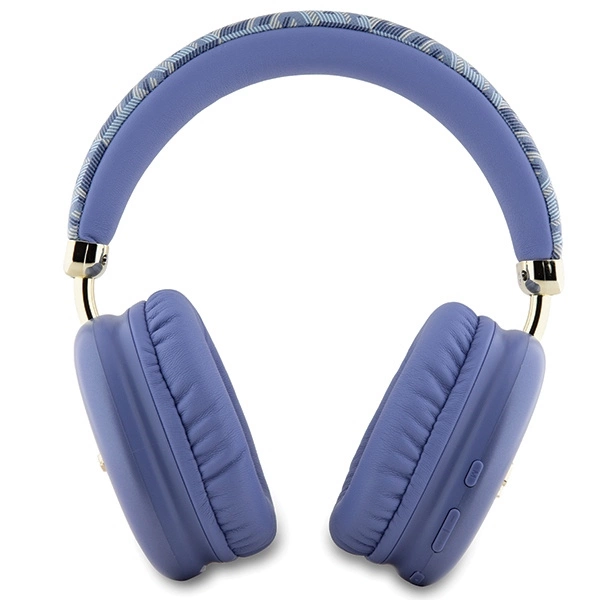 Guess GCube Metallic Script Logo Headphones - Purpleeng