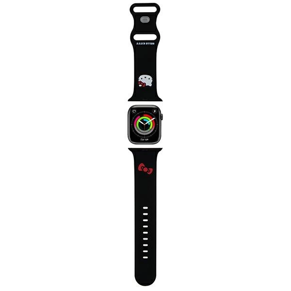 Hello Kitty Silicone Kitty Head Strap for Apple Watch 42/44/45/49mm - Blackeng