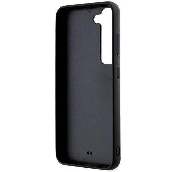Karl Lagerfeld 3D Rubber Glitter Logo case for Samsung Galaxy S23 - blackeng