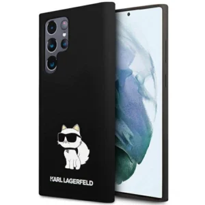 Karl Lagerfeld Silicone Choupette case for Samsung Galaxy S24 Ultra - blackeng