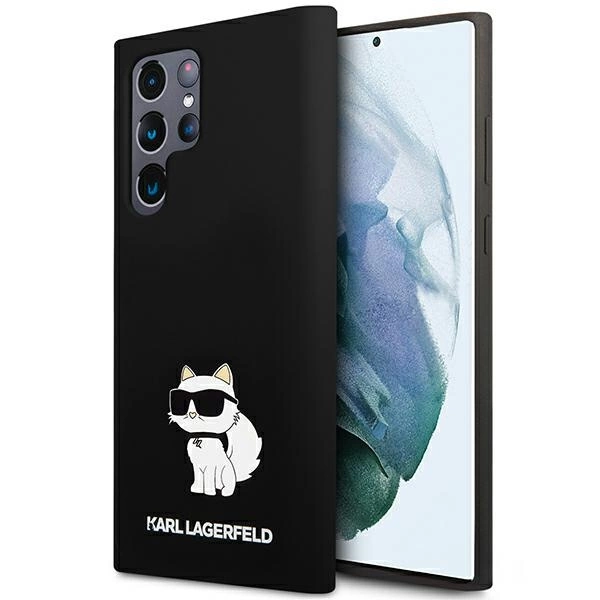 Karl Lagerfeld Silicone Choupette case for Samsung Galaxy S24 Ultra - blackeng