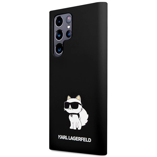 Karl Lagerfeld Silicone Choupette case for Samsung Galaxy S24 Ultra - blackeng