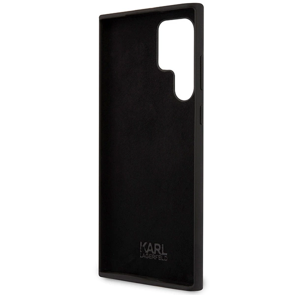 Karl Lagerfeld Silicone Choupette case for Samsung Galaxy S24 Ultra - blackeng